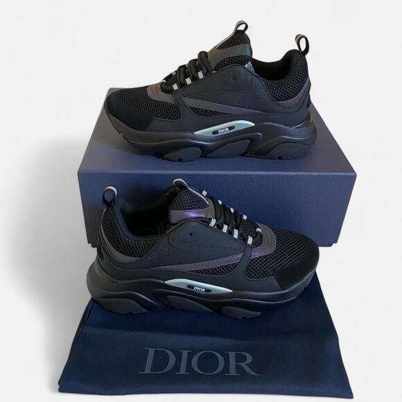 Dior B22 Reflective Black - size 7 M / 8.5 W US / 40 EU - Picture 6 of 8